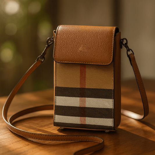 Crossbody Checkered Mini Bag