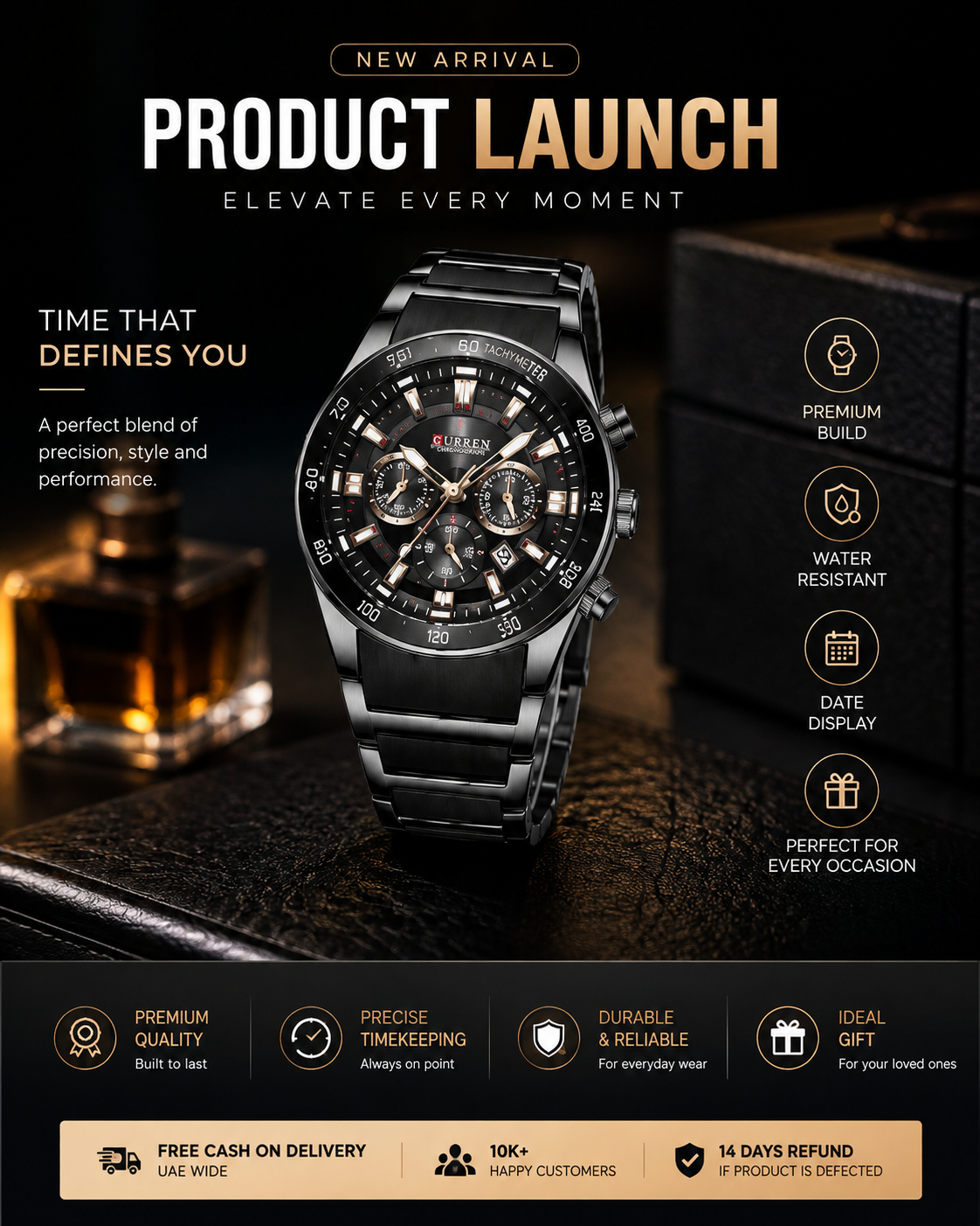 REWARD VIP Sports Chronograph Luxury Watch for Men