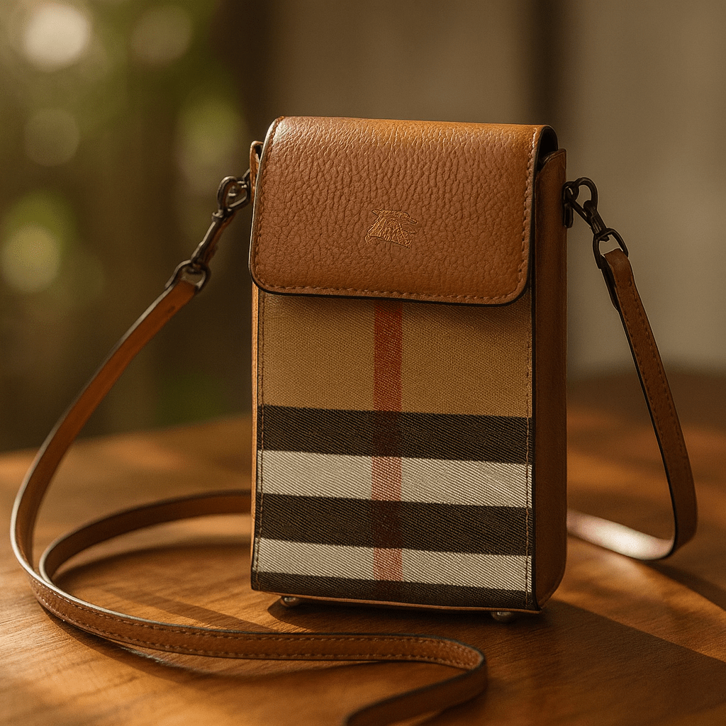 Crossbody Checkered Mini Bag